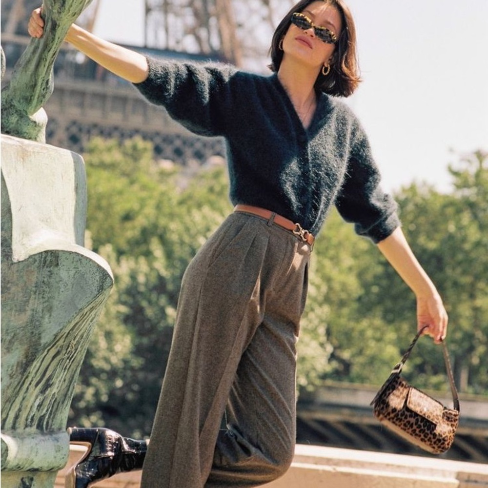 Rouje Navy Nona Cardigan FR34 US2